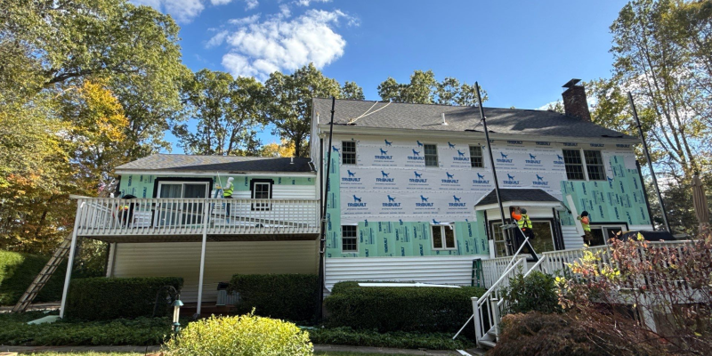 Siding installation